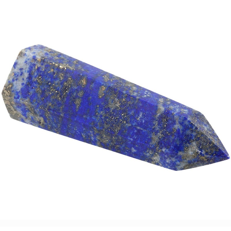 rockcloud عصا كريستال لابيس لازولي الأزرق من روك كلاود، نقطة شفاء، منشور مقطع، تمثال حجر ريكي منحوت - Image 3